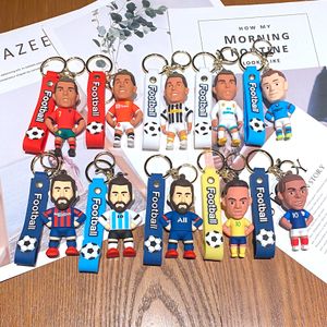 Keychains Woman Designer Key Chan Anneaux Accessoires Soccer Star Cartoon Key Chain for Men Pendant Personal Figure Jersey Backpack Chain Chain Pendant