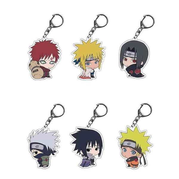 Llaveros Llavero acrílico para cosplay de Sasuke Uchiha para mujeres y hombres, joyería para fanáticos de la moda, accesorios para anillos de regalo