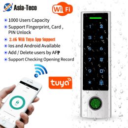 Teypads Wifi Tuya App Smart Lock 125kHz RFID Access Controler IP66 Control de acceso de huellas dactilares impermeables Control de acceso inalámbrico