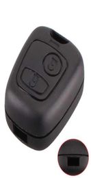 KEYYOU-funda para mando a distancia de coche, carcasa de repuesto para Peugeot 307, 107, 207, 407, sin Blade1953319