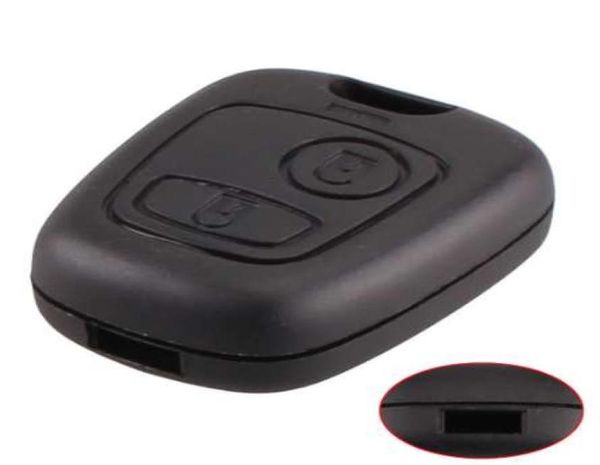 KEYYOU – coque de remplacement pour clé télécommande de voiture, étui porte-clé, pour Peugeot 307 107 207 407, sans lame 2443310