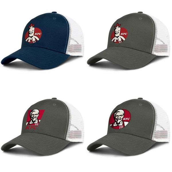 KFC Logo mens et femmes réglable camionneur meshcap designer blanc personnalisé baseballhats citron vert kfc 7up Kfc Font F270h