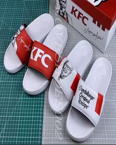 KFC x Sandalboyz Honor Indonésie Poulet frit Colonel Sanders Jagonya Ayam Men Femmes Slipper Shoes9532178