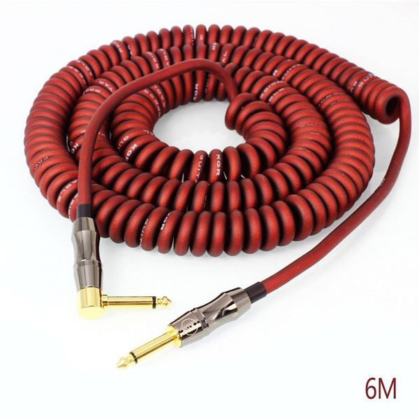 KGR GUITARE EFFETS PEDAL CABLE CONCECTEUR SPRING ELECTRIC GUITARE CABLE MUSICAL INSTRUMENT Spring Pédale de Guitarra