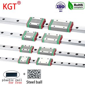 KGT Linear Guide Rail MGN7 MGN12 MGN15 MGN9 BLOCK RAIL CHARLING CNC 3D PARTIE PARTIE MINIATURE ROUTEUR LINEAR ROUTEUR LINEAR