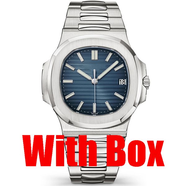 Reloj para hombre Relojes de diseño Maquinaria automática de lujo de alta calidad Relojes con movimiento 2813 Con caja Reloj de pulsera con tapa de zafiro resistente al agua luminoso de acero inoxidable