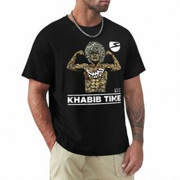 Khabib Tijd-Origineel door Ammaart T-Shirt vintage t-shirt sweatshirts esthetische kleding heren lg mouwen t-shirts v9H4 #