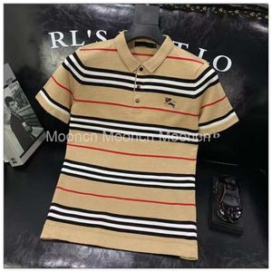 Khaki merk kleding luxe ontwerper poloshirt voor dames casual polo mode slang bijen geborduurd t-shirt voor high street mannen en dames polo s-5l