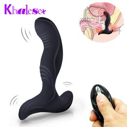 Khalesex Wireless Remote Anale Vibrator 7 Snelheden Prostaat Massage Volwassen Speeltjes voor Mannen Butte Plug Vibrerende Mannelijke Masturbator S18101003