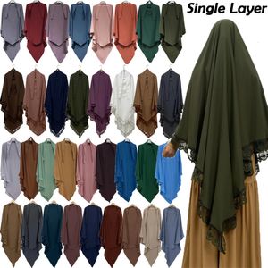 Khimar Moslim Eid Ramadan Islamitische kleding boven het gebed SCRADF Vrouwen hijab een laag headscarf headcover hoofdtooi Burqa niqab240403