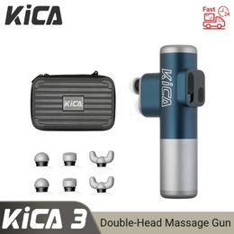 KICA 3 – pistolet de Massage électrique à Double tête, masseur corporel professionnel, Fitness, Percussion profonde à haute fréquence, 240309