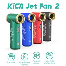 KICA Jetfan 2 souffleur d'air électrique Portable Turbo ventilateur Rechargeable sans fil comprimé Duster nettoyant pour clavier d'ordinateur 230517