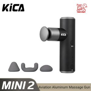 Kica Mini 2 Massage Gun Electric Body Massager Fisioterapia Smart Fascia para fitness Sport Slimmming Dolor Alivio 231221