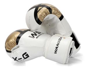 Gants de boxe de kick pour hommes femmes pu karaté muay thai guantes de boxeo combat mma sanda formation adultes kid équipements174w6415768