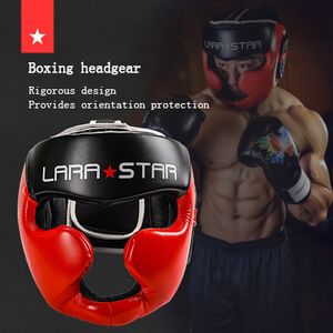 Kick bokshelm voor mannen vrouwen pu karate muay thai guantes de boxeo gratis gevecht mma sanda training volwassenen kinderen apparatuur