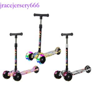 Kick Electric Scooters Childrens High Quality Lightweight Fast Pliant Hauteur réglable Pédales élargies Capacité de roulement forte 221116