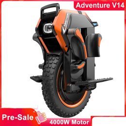 Kick Scooters Est Inmotion Adventure V14 134V 2400Wh 50Gb / 50S Batterie Couple élevé C40 Moteur Peak 9000W Génération Auto Nce Euc Drop Dh2Ku