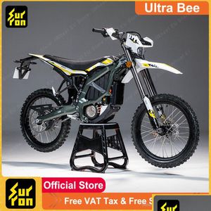 Kick Scooters Sur-Ron Tra Bee Véhicule tout-terrain électrique Vélo 74V 55Ah Batterie Puissance de pointe 12,5 kW Couple maximal 440 N.M 140 km Kilométrage 3C Dro Dhctm