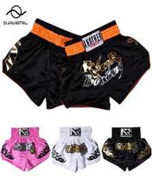 Kickboks shorts volwassen vechtwear korte mauy thai mannen vrouwen mma kleding bjj vechten sanda boks training uniform 2206015843605
