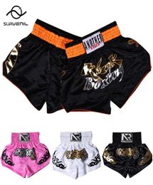 Kickboxing Shorts adulte vêtements de combat court Mauy Thai hommes femmes MMA vêtements Bjj combat Sanda boxe formation uniforme 2206019606843