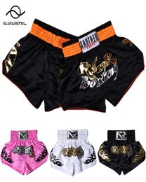 Kickboksshorts Volwassen vechtkleding Kort Mauy Thai Heren Dames MMA-kleding Bjj Vechten Sanda Bokstraining Uniform 2206015090267