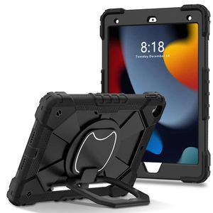 Étuis de protection antichoc pour tablette iPad 10.2 9e 8e 7e génération Pro 9.7 11 Air Support rotatif à 360 degrés Coque anti-chute