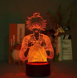 Kid 3D TABEL LAMP BEDBAAD LED Nachtlichten Danganronpa Anime Nightlight Rantaro Amami Room Decor Tiener Birthday Cadeau Smart Phon8478354