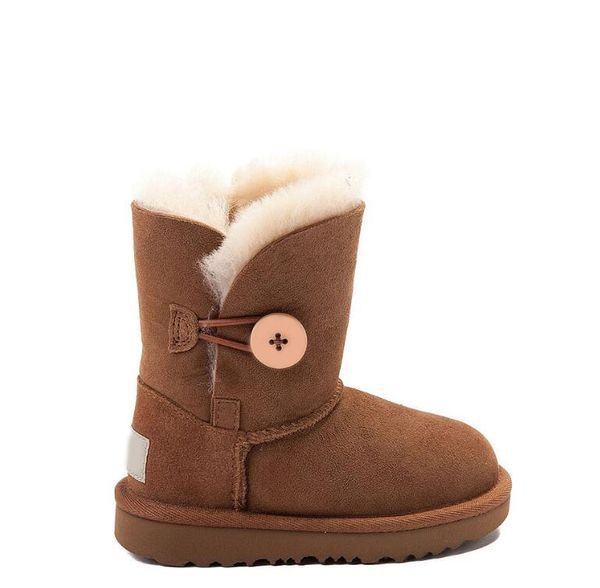 KID Bailey Button II Boot Classic Ultra Mini Bottes Enfant Petit Enfant Châtaigne Garçons Filles yakuda DHgate Discount Design Youth Boys KIDs sports en gros populaire