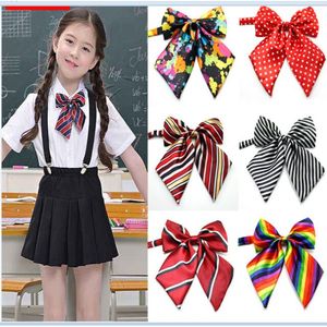 Enfant noeud papillon 24 couleurs 14.5*10.5 étudiant Bowknot pour bébé noeud papillon cravate cadeau de noël