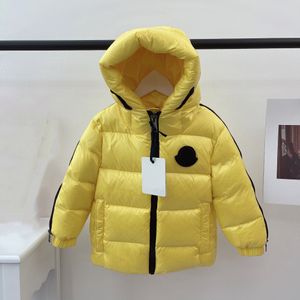 Vêtements pour enfants Manteau pour enfants Vêtements pour bébés Manteau en duvet Designer Hooded Thick Warm Outwear 2022 Fille Garçon Filles Designers Survêtement 90% Blanc Canard Vestes Jaune Orange