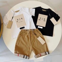 Kid Designer T-shirt Childrens Sets Classic Fashion Baby Clothes Summer Boys Filles Brands Brand Lettres Toddler Vêtements CSG2403294-8