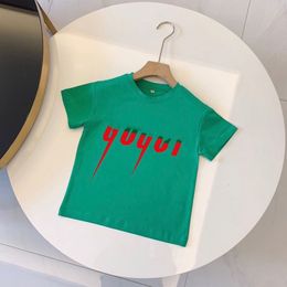 enfant designer t-shirt enfants vêtir garçons filles à manches courtes enfant t-shirt enfant en bas âge tee-shirt luxe été bébé chemise lettres noir blanc avec des lettres 8 styles