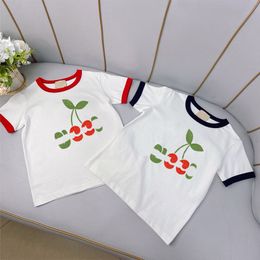 Kid Designer T-shirt Kinderkleding Baby Peuter Shirts Meisjes Jongens Top met korte mouwen Luxe merk Zomer Kinderkleding 100% puur katoen esskids CXD2402174-6