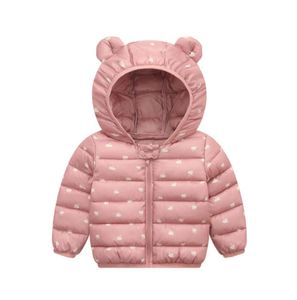 Enfant vers le bas manteaux infantile vêtements de neige à capuche bébé filles garçons dessin animé impression vestes automne hiver chaud vêtements d'extérieur enfants vêtements 2010305181744