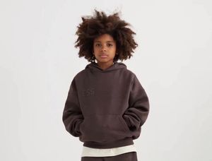 Sudaderas con capucha para niños suéter para niños Sudadera con capucha para niños y niñas Essent Essentail suéteres sueltos para niños pequeños Estética de manga larga con diseños de bolsillos Ropa de calle