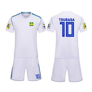 Kid/Men Size, Captain Tsubasa Cosplay kostuum, Japan Frankrijk Spanje Kits Ozora Oliver Atom White voetbalvoetbaltruiens