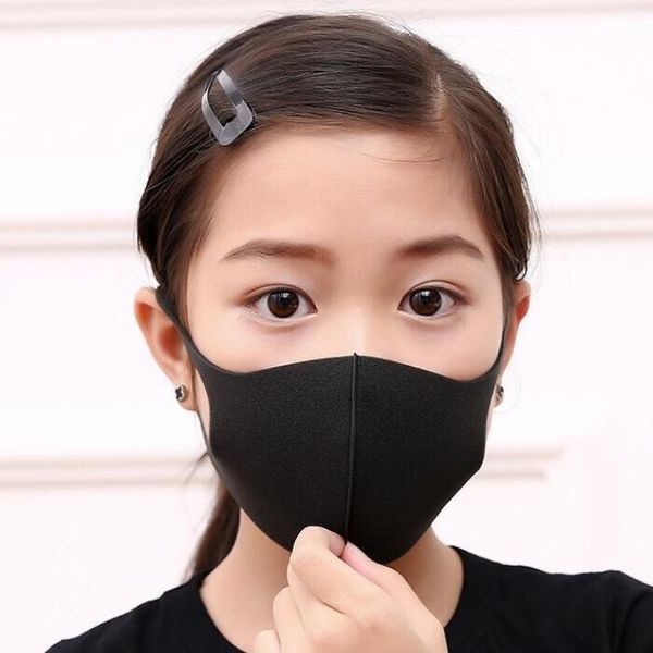 Enfant hommes femmes Masques Adulte Anti Poussière Visage Bouche Couverture PM2.5 Masques Antipoussière Lavable Réutilisable Éponge Anti gouttelettes pollution Poussière en gros