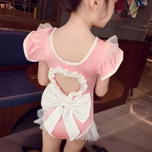 Niños Une piezas Diseñador de trajes de baño Traje de baño rosa Baby Bathing Traje Textil Summer Sumwear Bikinis Ropa de baño Swimming Trajes de baño Nuevos