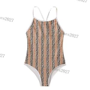 Enfant One-Pieces Maillots De Bain Designer Mode Maillot De Bain Treillis Filles Bébé Maillot De Bain Textile Maillots De Bain D'été Bikinis Ensemble Vêtements De Natation Natation Nouveaux Baigneurs Costumes