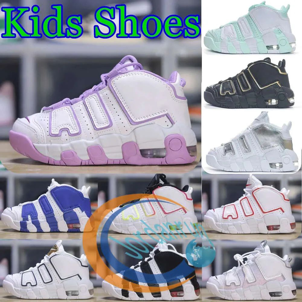 Детские кроссовки Дизайнерские детские кроссовки Uptempos Детские баскетбольные кроссовки для мальчиков и девочек Кроссовки для мальчиков и девочек