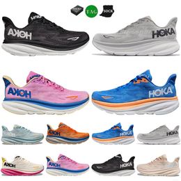 Kid Shoes Designer Hoka Speed ​​Goat 5 Chaussures de course Off Girls Boys Hokas Clifton 9 Léger Breathable Kids 1 Chaussures extérieures Cloud x Sneakers Taille 22-35