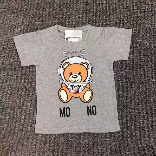 Camiseta para niños Ropa de manga corta para niños Bebé con osos 100% algodón 100-160 S-4XL Camiseta para niños de la mejor marca de verano Camiseta gráfica para padres, niñas y niños