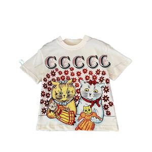 Kid T-shirt Toddler Tee Top Top Brand Kids Designer Clother Girl Boy Graphic Tee Summer Baby Short Sleeve 100% Cotton Enfant Cabille