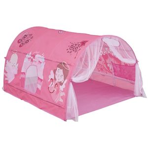 Kind Speelgoed Tent Speelhuis 14M Draagbare Kind Baby Opvouwbare Opvouwbare Cartoon Kleine Kinderen Bed Prinses Tent 240223