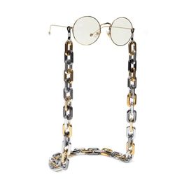 Cadena de cristal para chico y mujer, cadena para máscara facial, collar, correa antideslizante, soporte para gafas, cordón para el cuello, correa para gafas de sol para joyería Unisex 250j