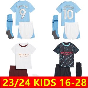 Enfants 2023 2024 Kits de football Tracksuits Haaland Soccer Jersey