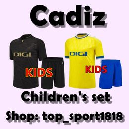 kinderen 2023 2024 Cadiz voetbalshirts CADIZ CF Negredo camisetas de futbol LOZANO ALEX Bodiger Juan Cala CAMISETA A LIGA 23 24 T.Bongonda SOBRINO voetbalshirts