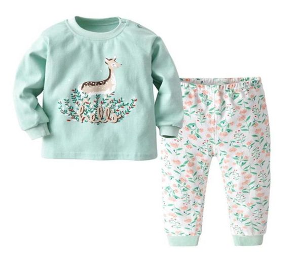 Enfants 2 pièces ensemble pyjamas pour tout-petits garçons sous-vêtements petites filles vêtements de nuit enfants vêtements de nuit enfant pyjama enfant sous-vêtements nourrissons S8341780