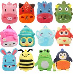 Kinderen 3D Animal Backpacks Baby Girls Boys Toddler Schoolbag Children Cartoon Leeuw Book Bas Kindergarten Toys Gifts School Tassen A0111