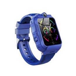 Kids 4G Smart Watch -temperatuur SOS GPS Locatie Video Call WiFi Sim Card Kinderen 1.4 inch HD Smartwatch Camera Waterdicht Baby